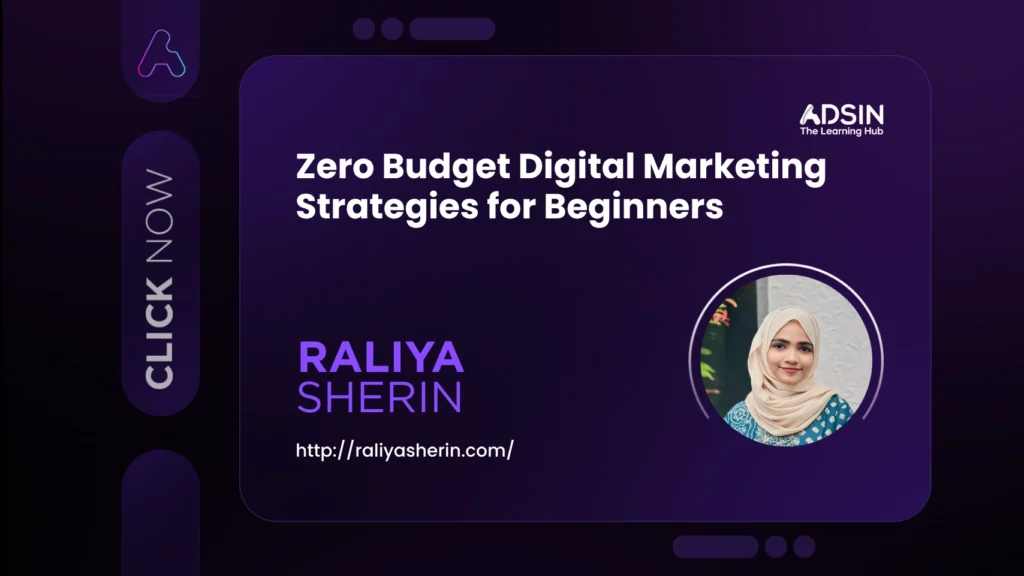 Raliya's Guest blog Best digital marketing institute in Calicut