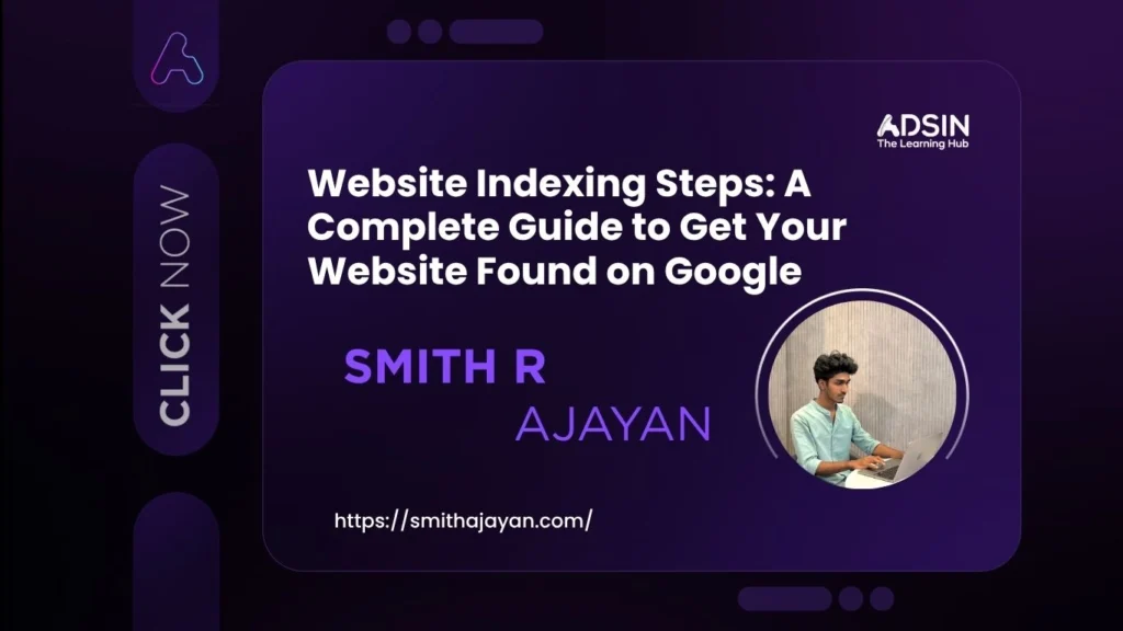 Best Digital Marketing Expert in Calicut - Website Indexing Steps